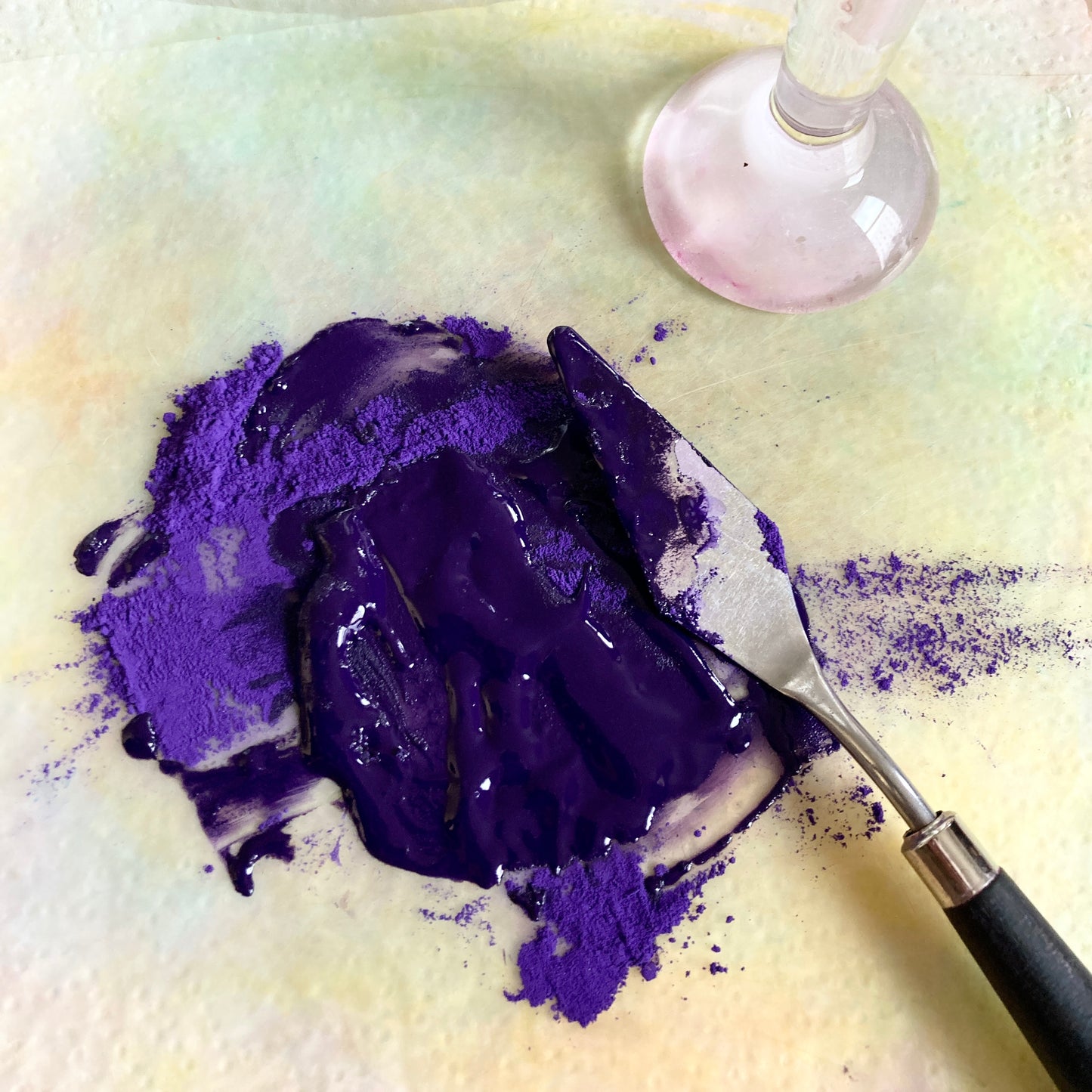 Handmade pure pigment watercolour paint set