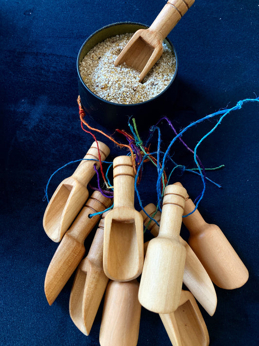 Mini Wooden Scoop