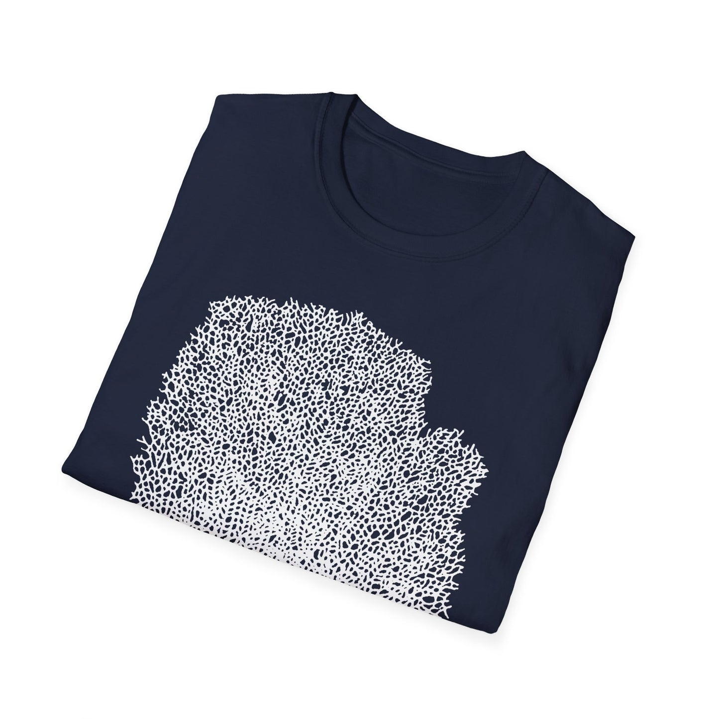 SEA FAN CORAL ILLUSTRATION Unisex Softstyle T-Shirt