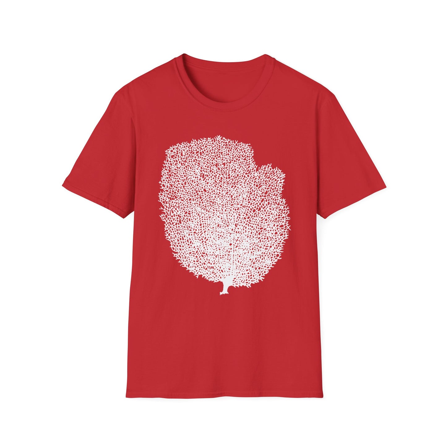 SEA FAN CORAL ILLUSTRATION Unisex Softstyle T-Shirt