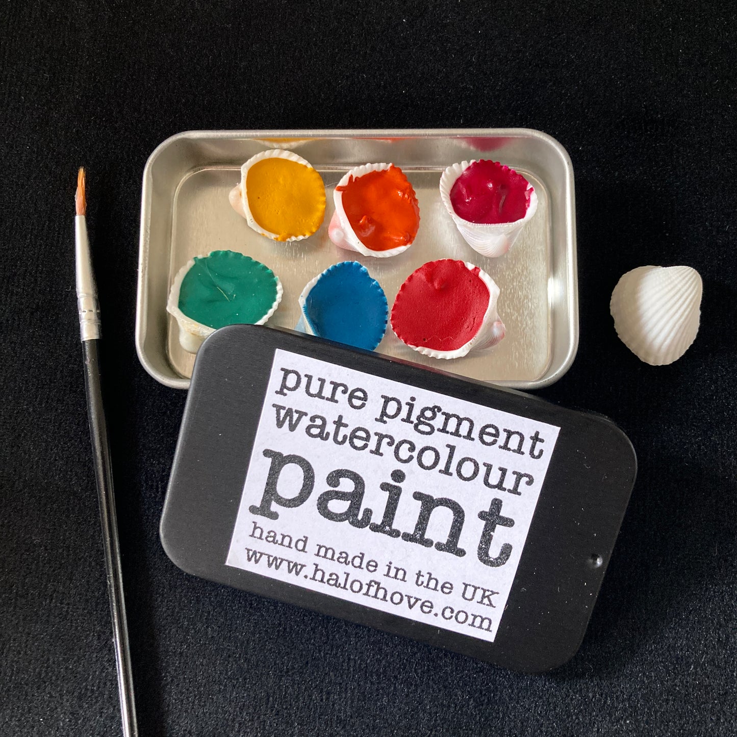 Handmade pure pigment watercolour paint set