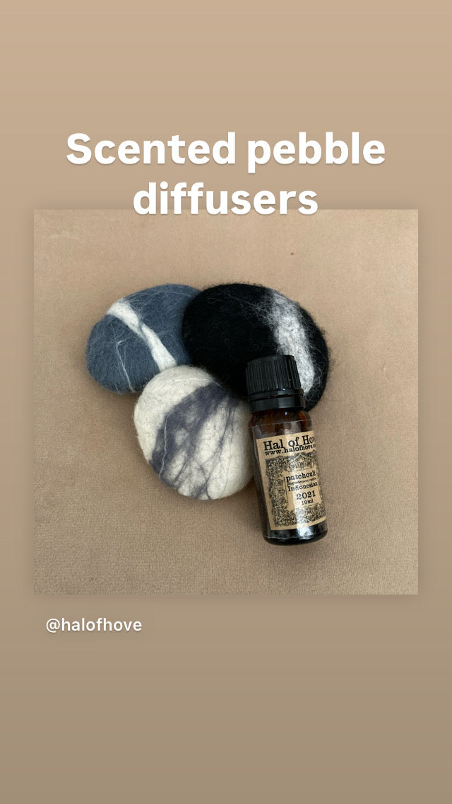 Felted Pebble Diffusers